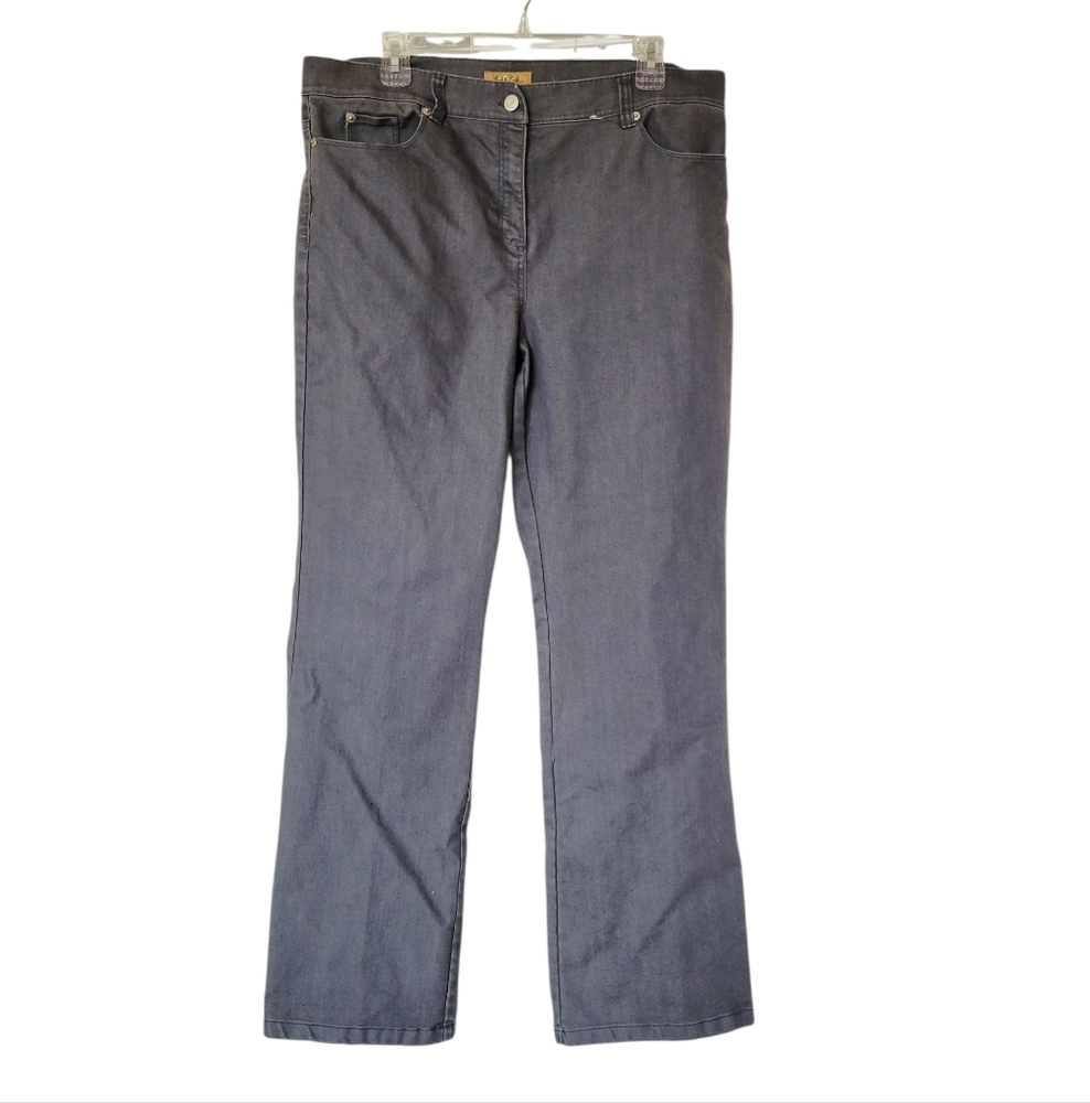 Peck & Peck Weekend Charcoal Boot Cut Jeans